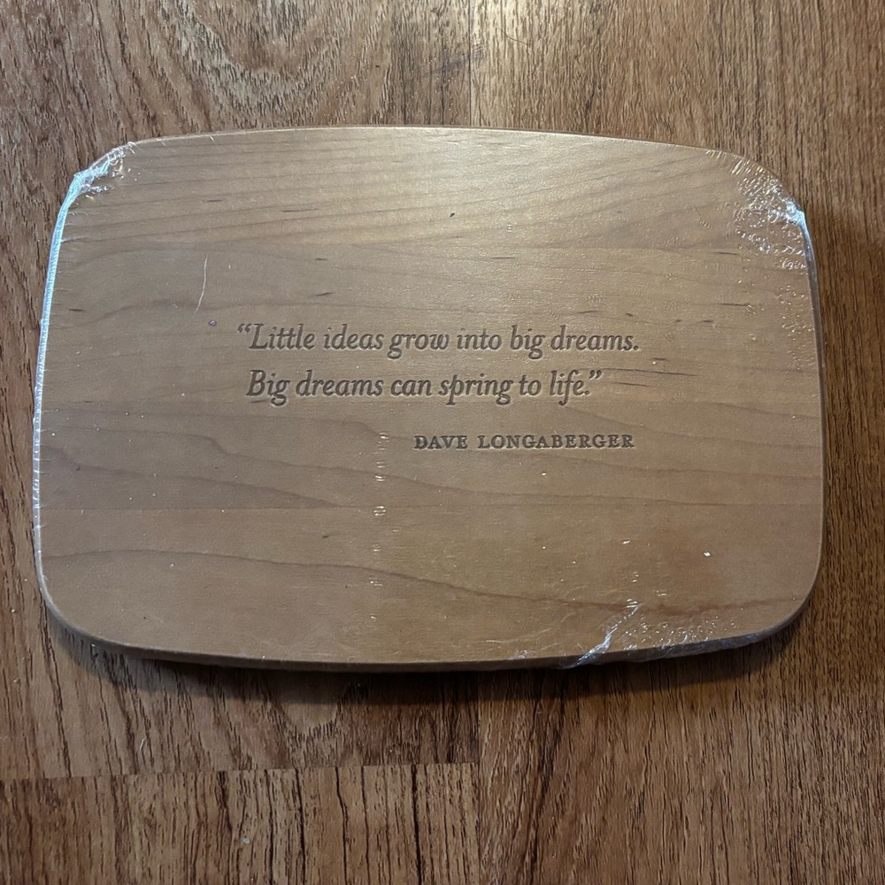 Longaberger WoodCrafts Natural Brown Accent lid
